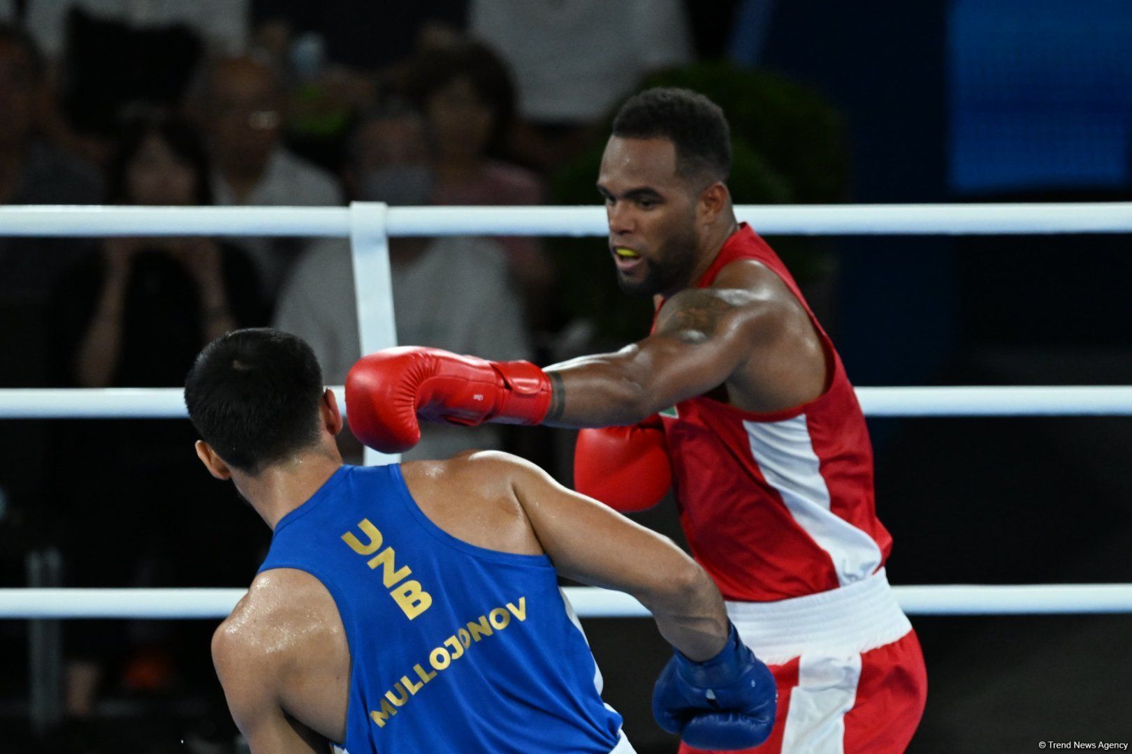 LE BOXEUR AZERBAÏDJANAIS ALFONSO DOMINGUEZ REMPORTE LA MÉDAILLE D'ARGENT AUX JEUX OLYMPIQUES DE PARIS