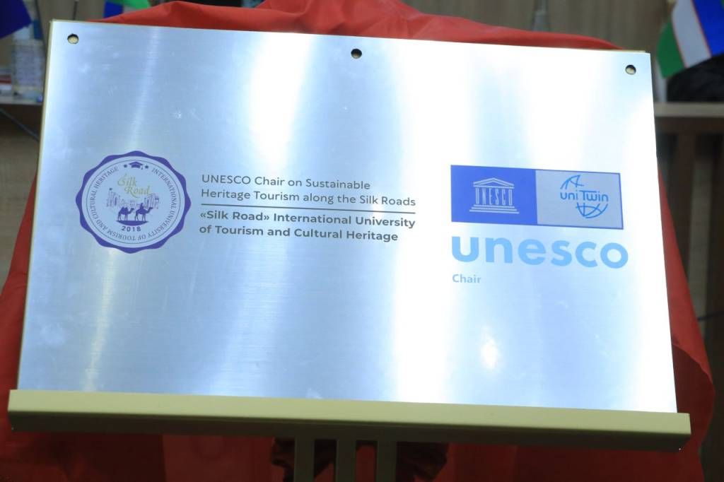 LA CHAIRE UNESCO S'OUVRE À L'UNIVERSITÉ INTERNATIONALE DE LA ROUTE DE LA SOIE DE L'OUZBÉKISTAN