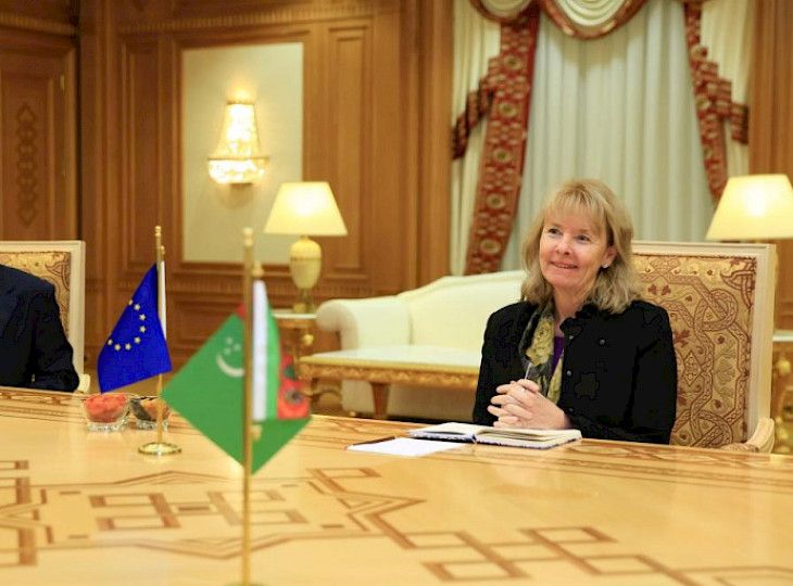 LA REPRÉSENTANTE SPÉCIALE DE L'UE POUR L'ASIE CENTRALE EN VISITE AU TURKMENISTAN