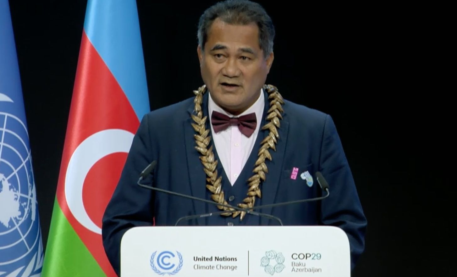 LA COP29 DOIT ÊTRE PORTEUSE D'ESPOIR POUR LES PETITS ÉTATS INSULAIRES, DÉCLARE LE MINISTRE DE SAMOA