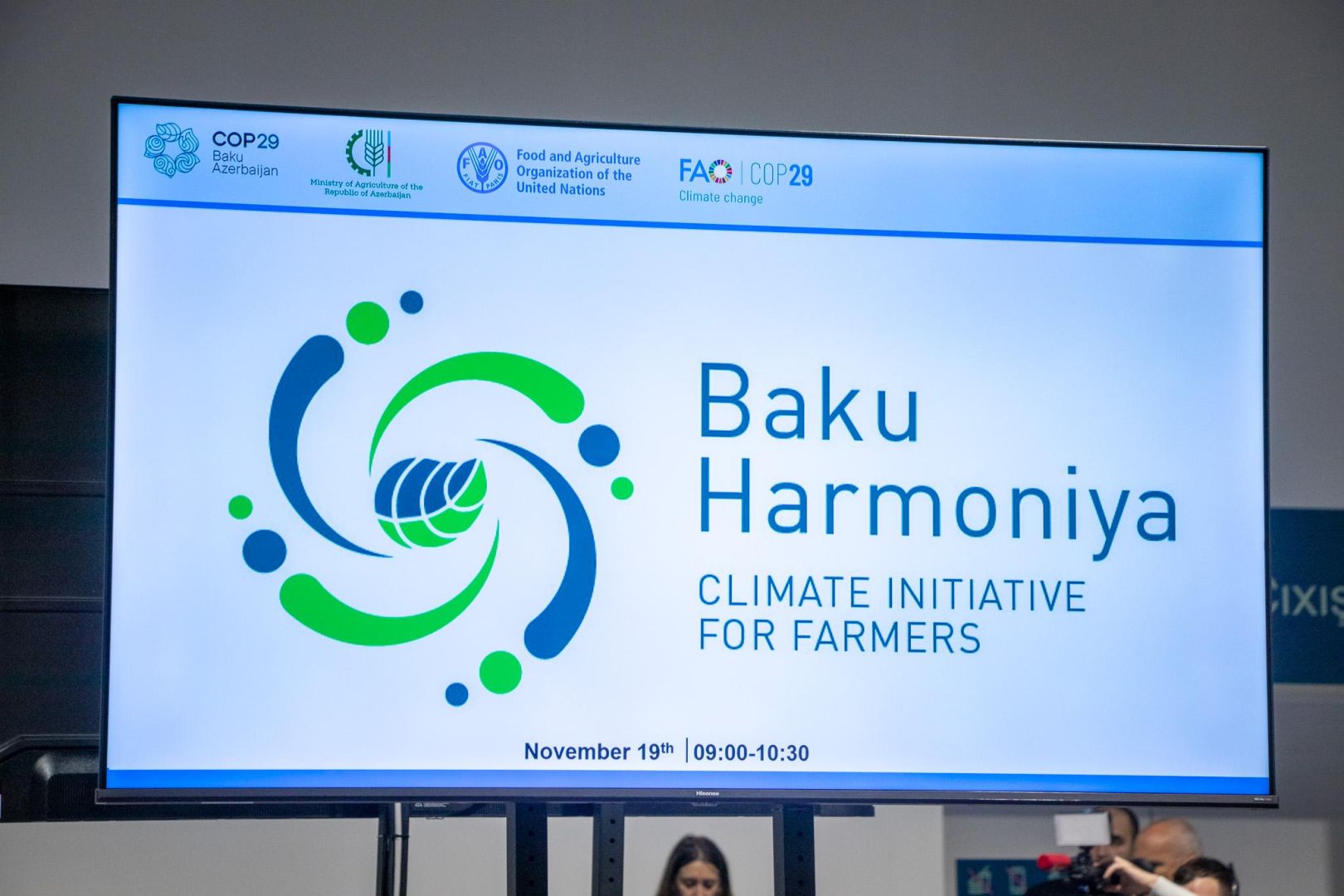 LES RÉSULTATS DE L'INITIATIVE CLIMATIQUE "HARMONIYA" POUR LES AGRICULTEURS, LANCÉE PAR BAKOU, SERONT PRÉSENTÉS LORS DE LA COP30