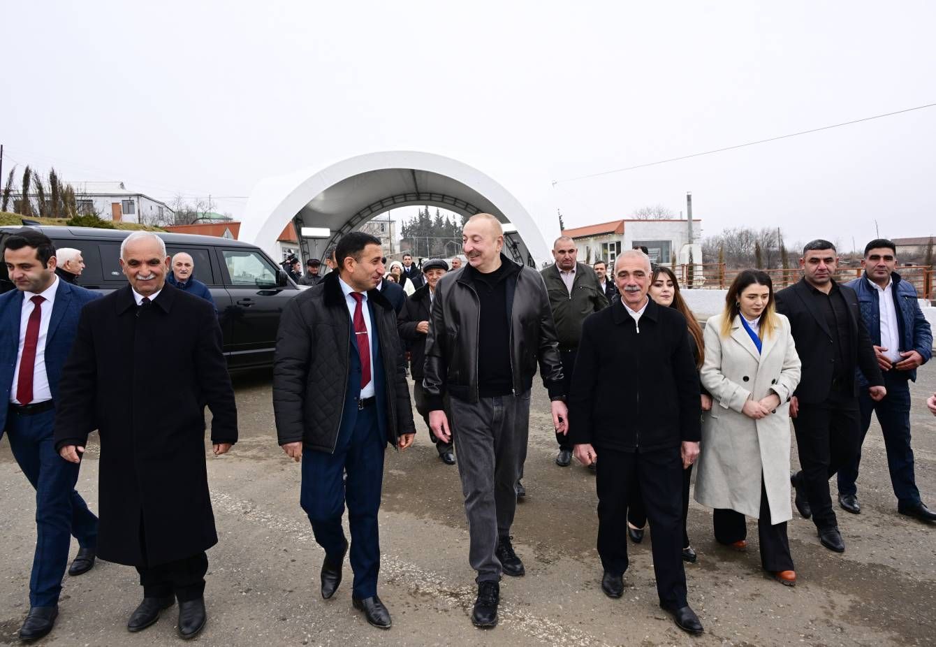 LE PRÉSIDENT AZERBAIDJANAIS INAUGURE DES PROJETS D'INFRASTRUCTURE DANS LA RÉGION DU KARABAKH